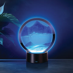 Colour-Changing LED Sensory Sand Art Motion Light - Blue Sand