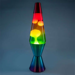 Metallic Diamon Lava Lamp - Rainbow