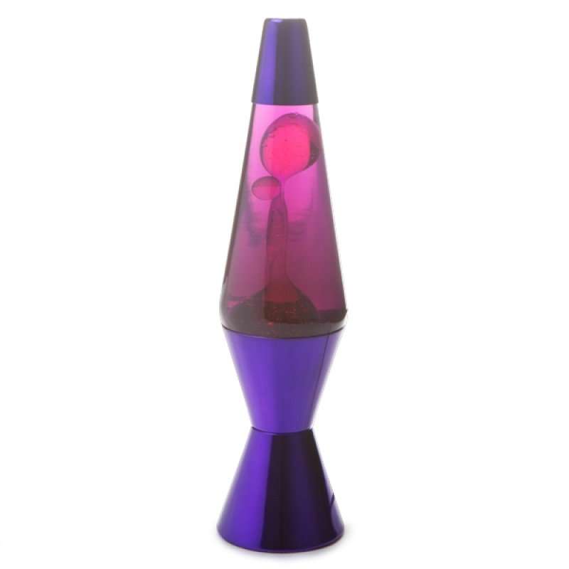 Metallic Diamond Lava Lamp - Mystic Purple/Pink