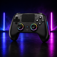 Wireless RGB Gaming Controller for PS4, PC & Mobile