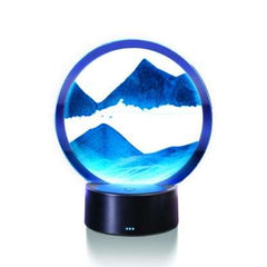 Colour-Changing LED Sensory Sand Art Motion Light  - Blue Sand
